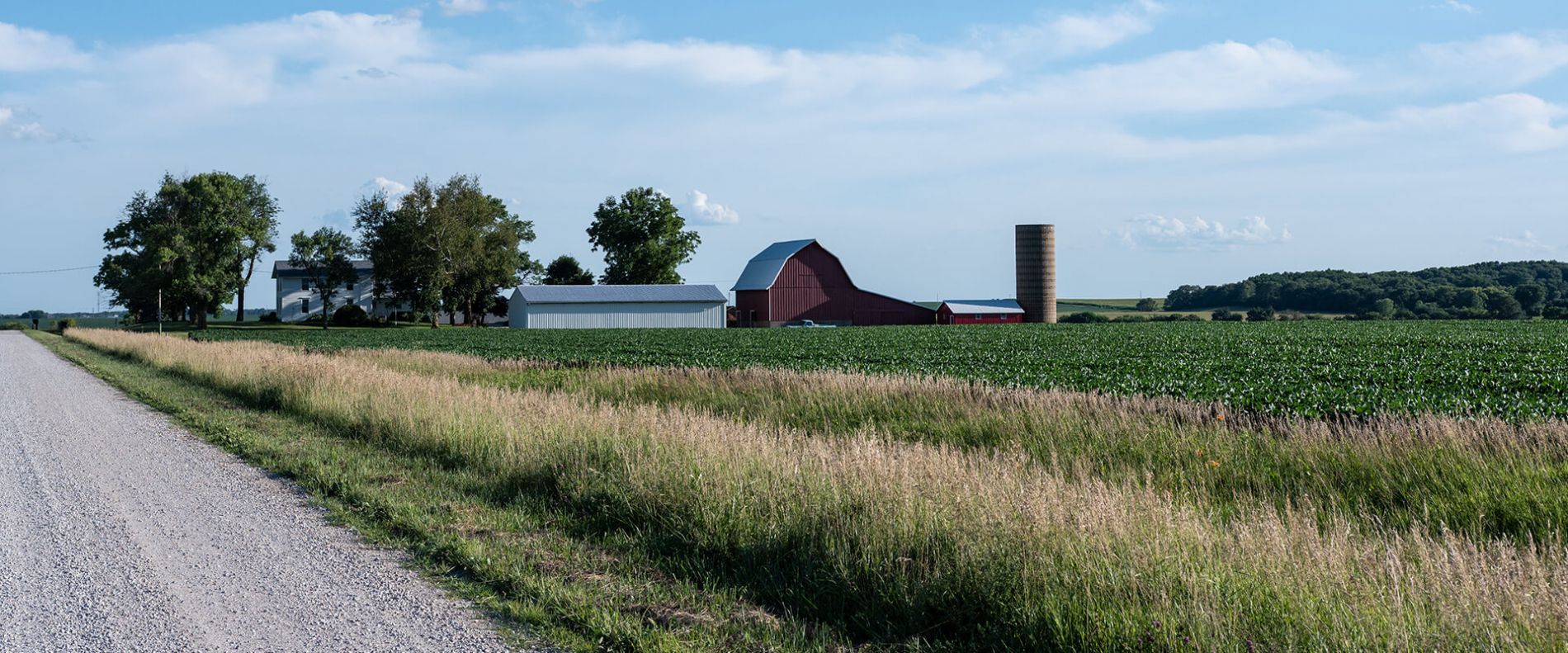 Farmhouse in the country.